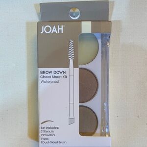 JOAH Brow Down Cheat Sheet Kit in Soft Brown shade (P55)
